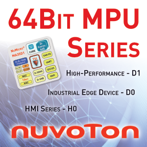 Nuvoton – MA35 MPU Family Update