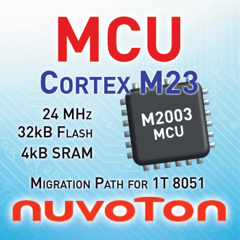 Nuvoton – M2003 – Cortex-M23 Upgrade