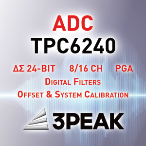 3PEAK – TPC6240 Sigma-Delta ADC